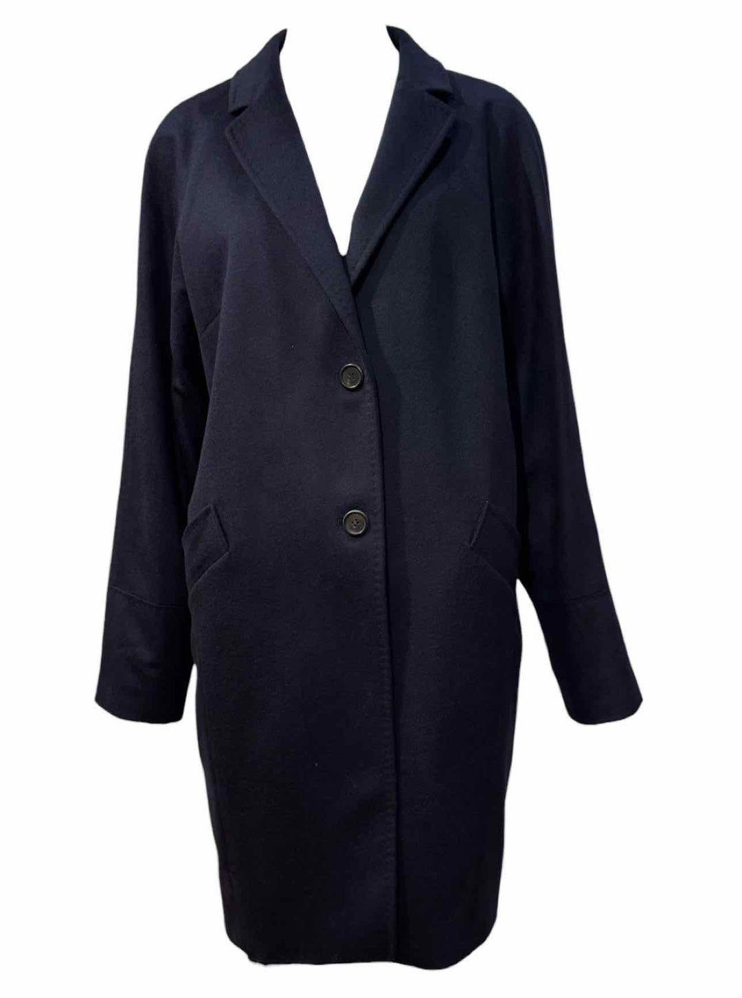 Black Goat  Cashmere Size L Coat