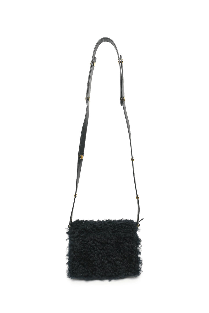 Marni Trunk Mini Shearling Crossbody