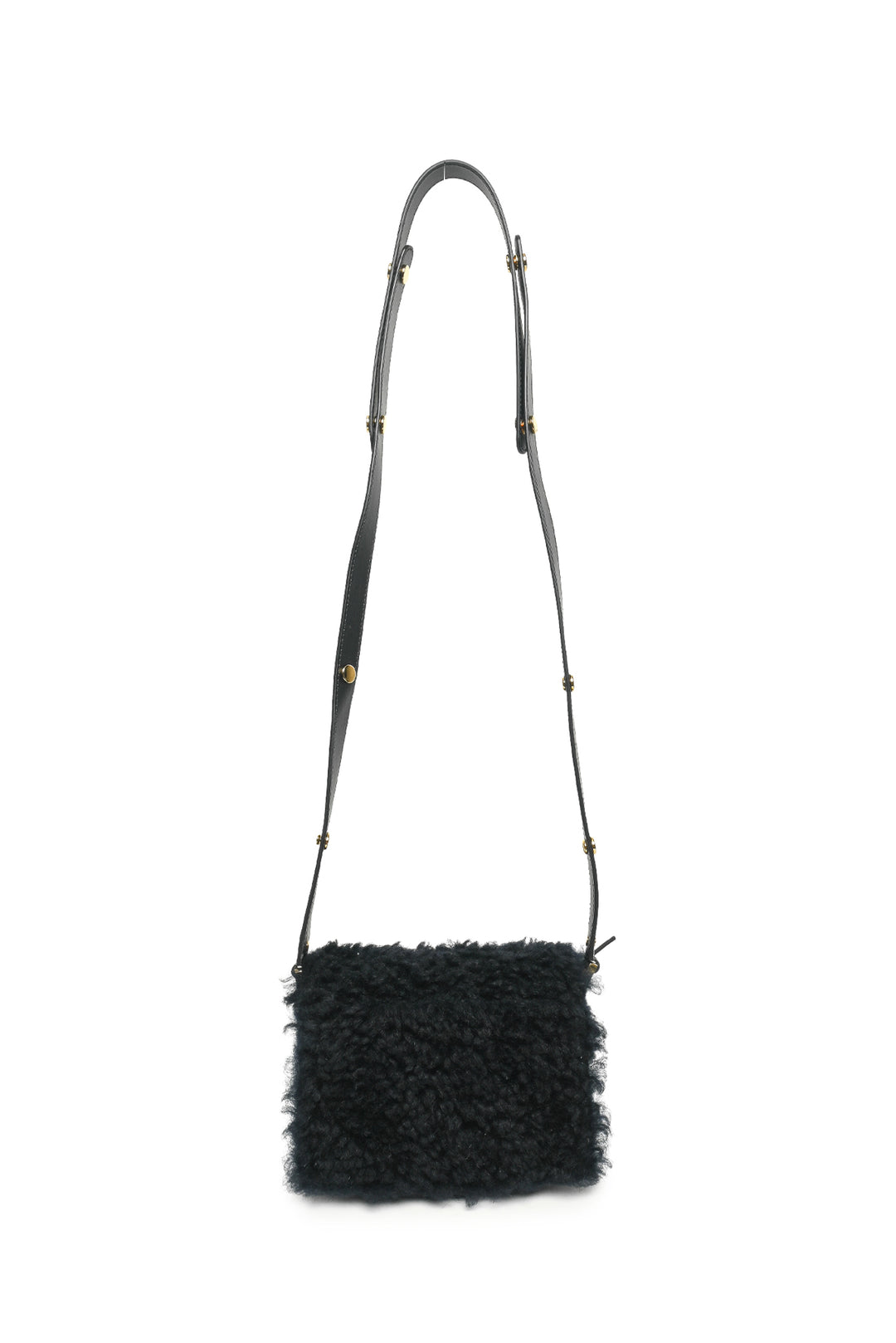 Marni Trunk Mini Shearling Crossbody