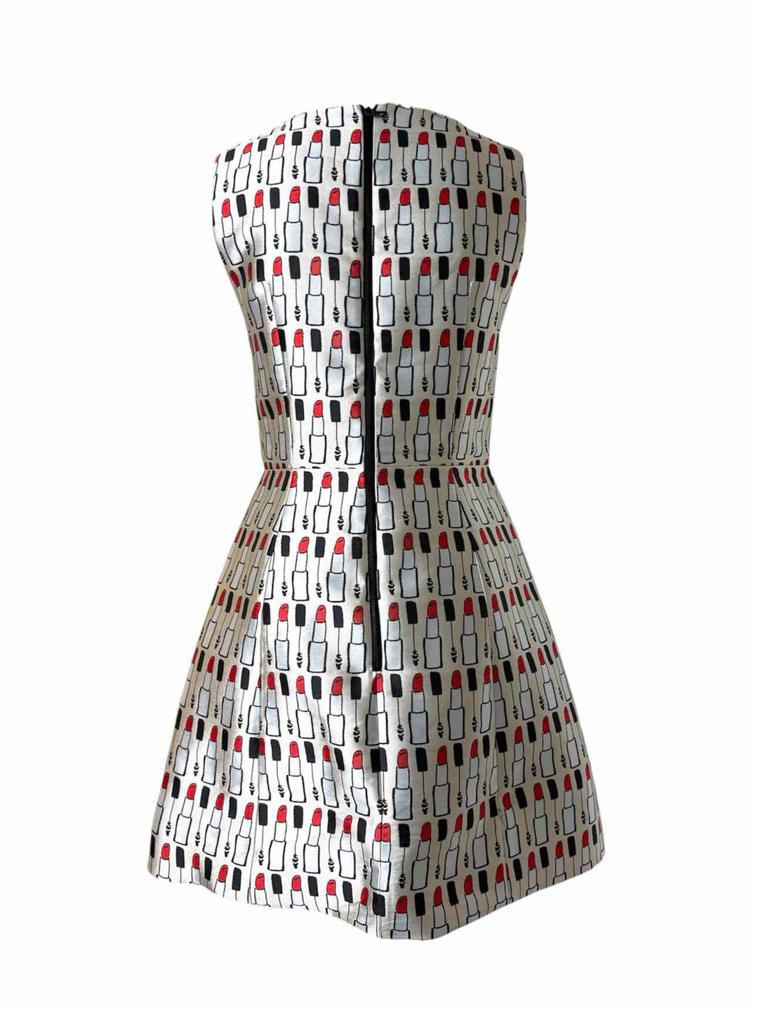 Alice + Olivia Size 8 Lipstick Print Dress