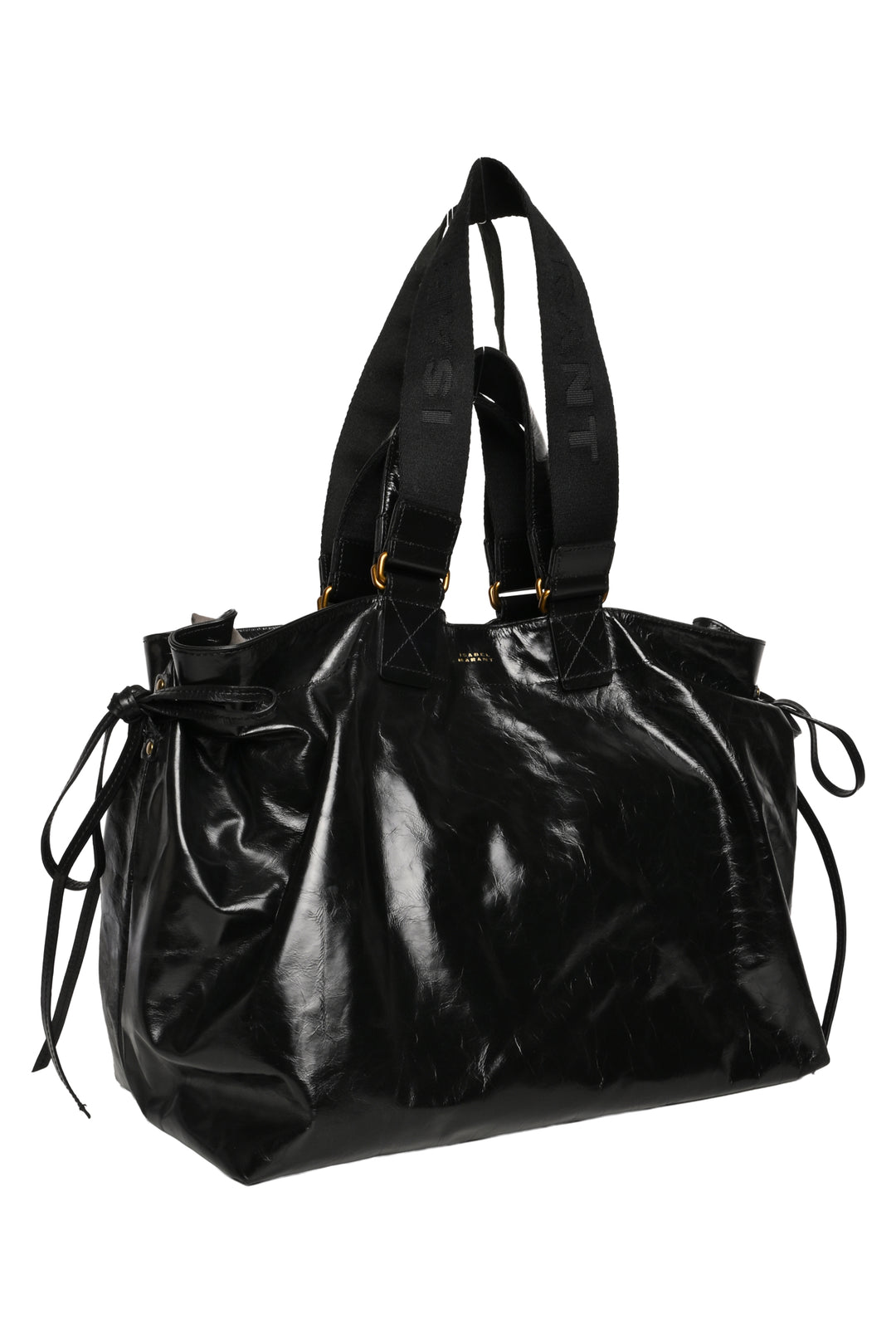 Isabel Marant Crinkled Leather Wardy Tote