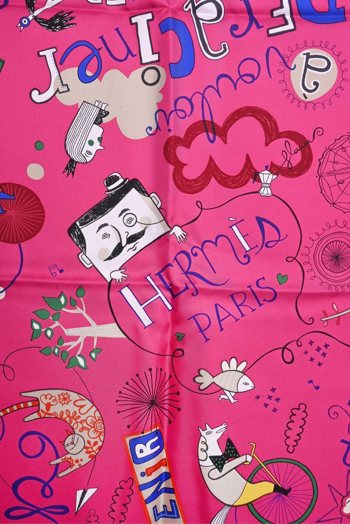 Hermes 'Les Confessions' Silk Scarf