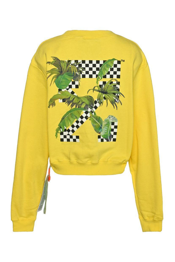 Off White Size M Racing Crewneck Sweatshirt