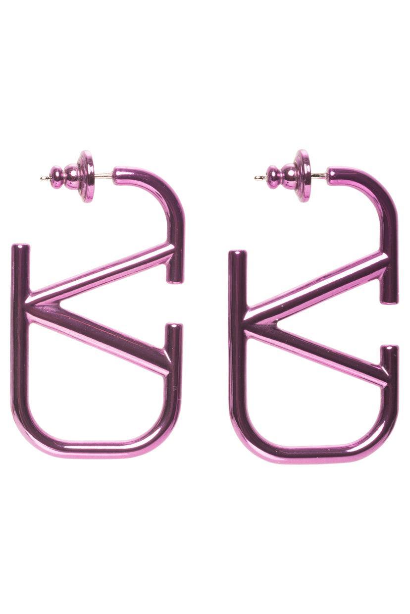 Valentino Size OS VLogo Signature Metal Earrings
