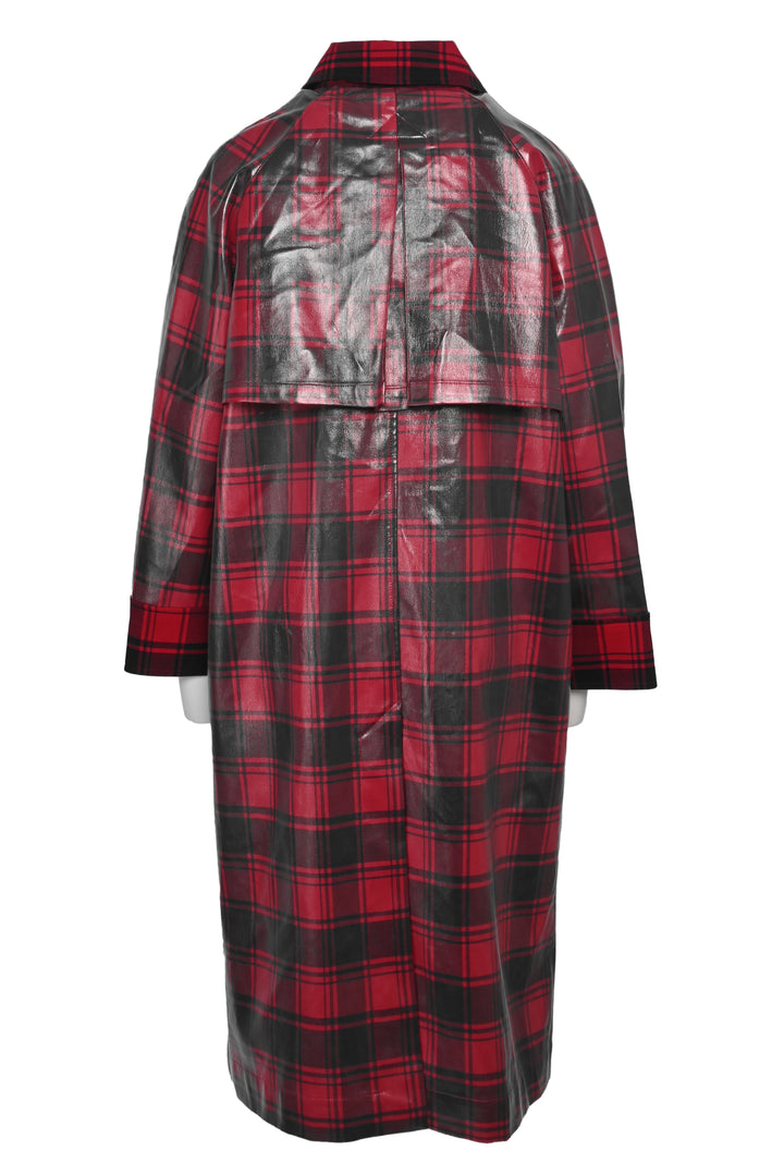 Baum Und Pferdgarten Size 6 Dorothy Plaid Trench Coat