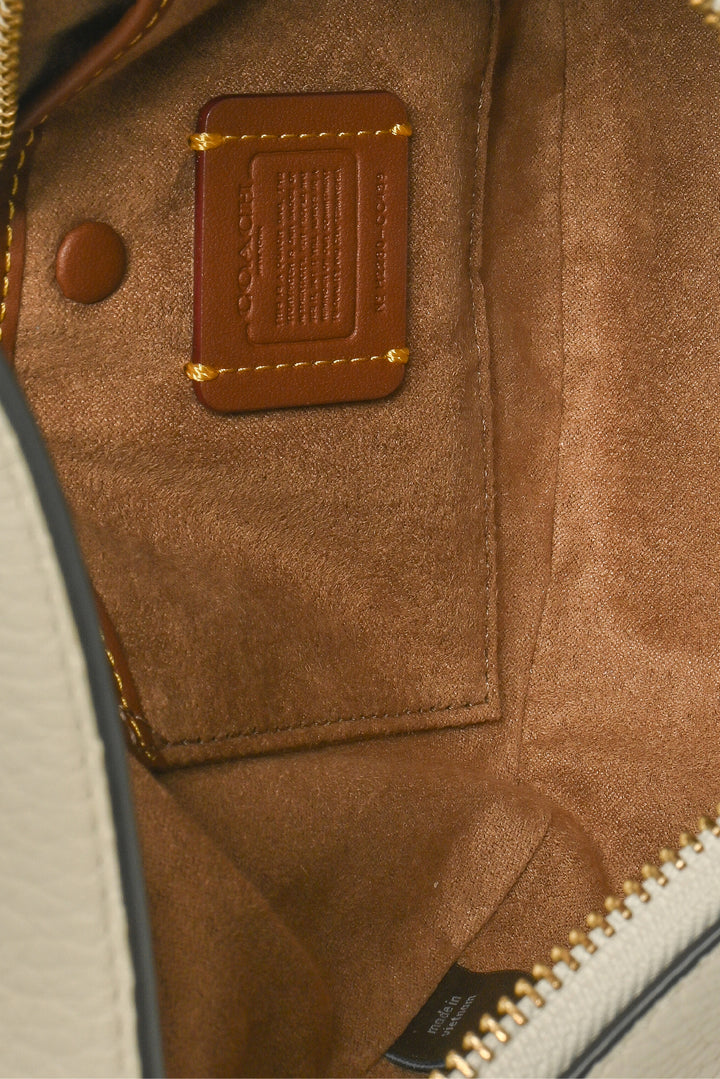 Coach Pebbled Leather Luna Shoulder Bag