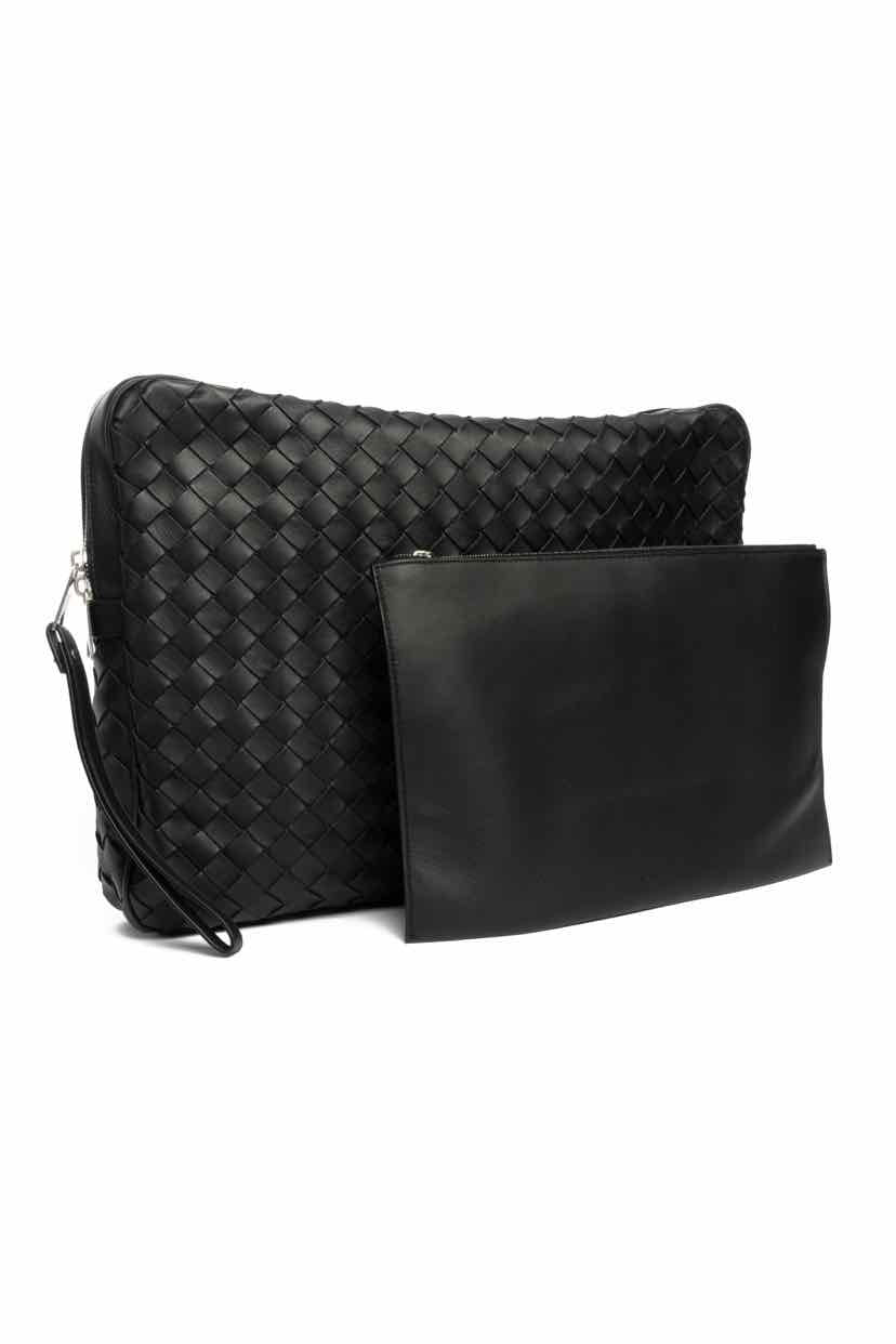 Bottega Veneta Large Intrecciato Leather Document Pouch