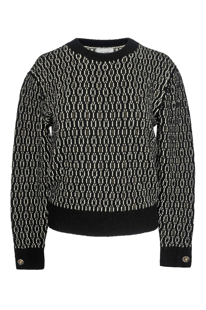 St John Collection Size S Metallic Sweater