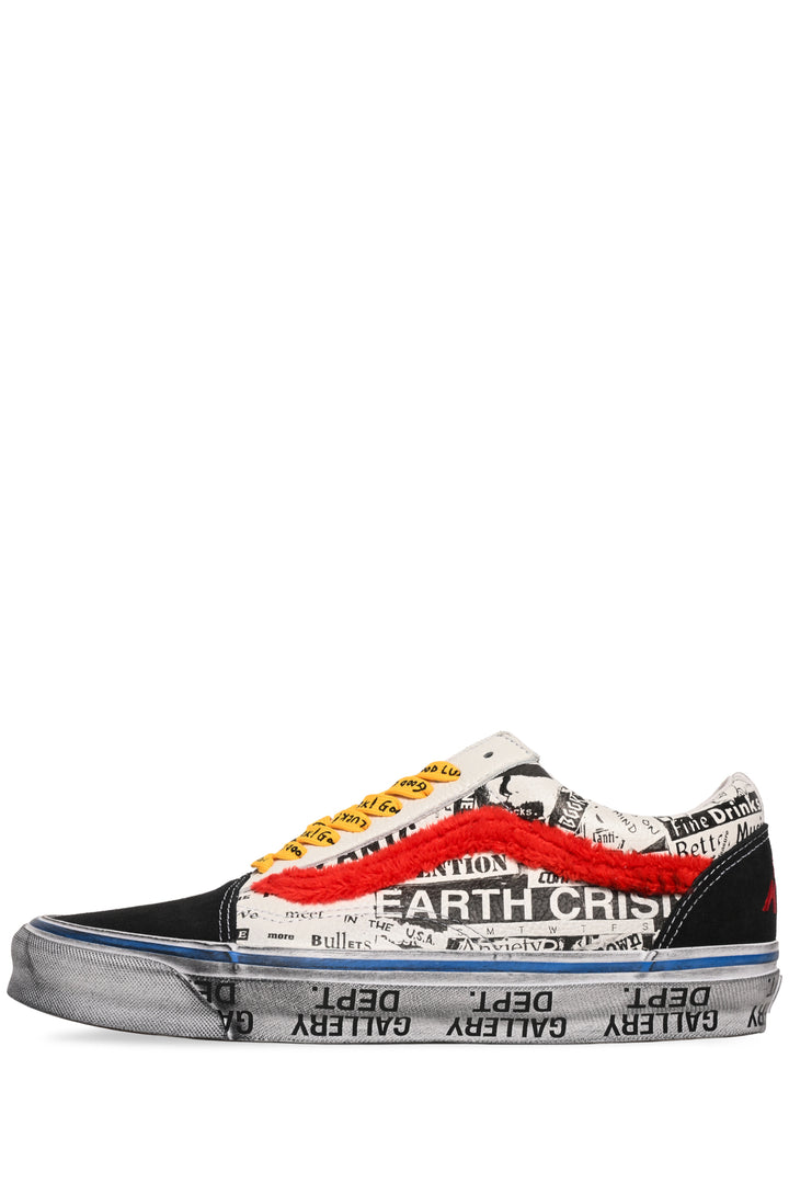 Vans x Gallery Dept Mens Size 10.5 Old Skool Good Luck Sneakers