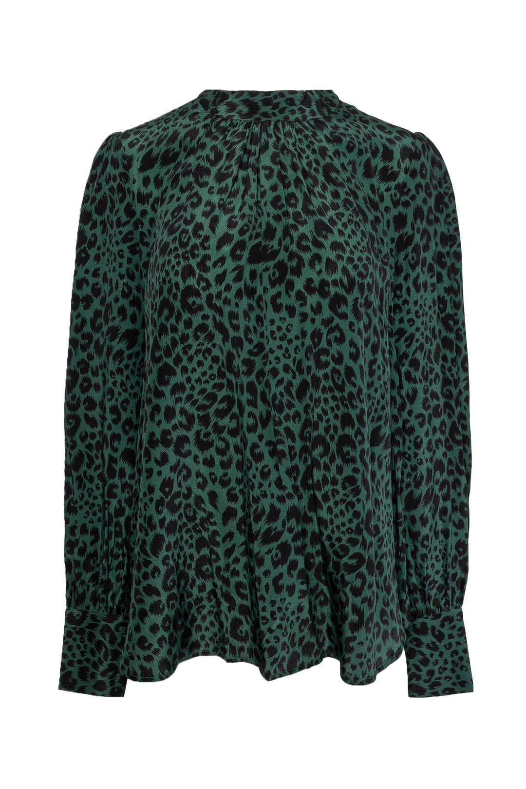 Zimmermann Size 3 Silk Leopard Print Long Sleeve Tops