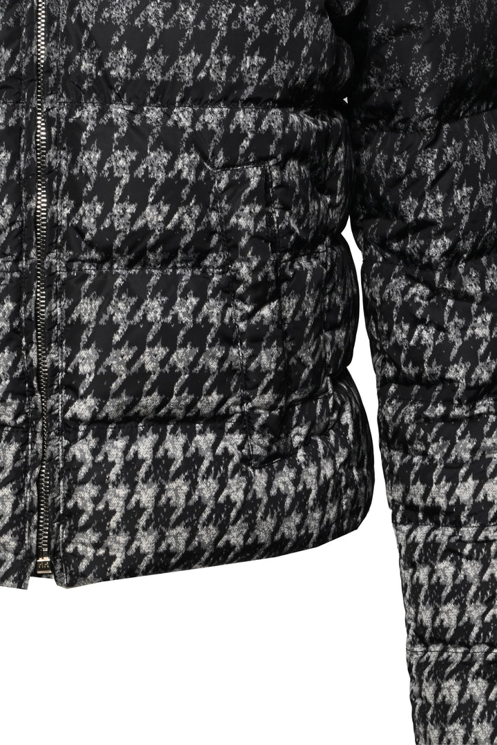 Prada Size 40 2014 Houndstooth Puffer Jacket