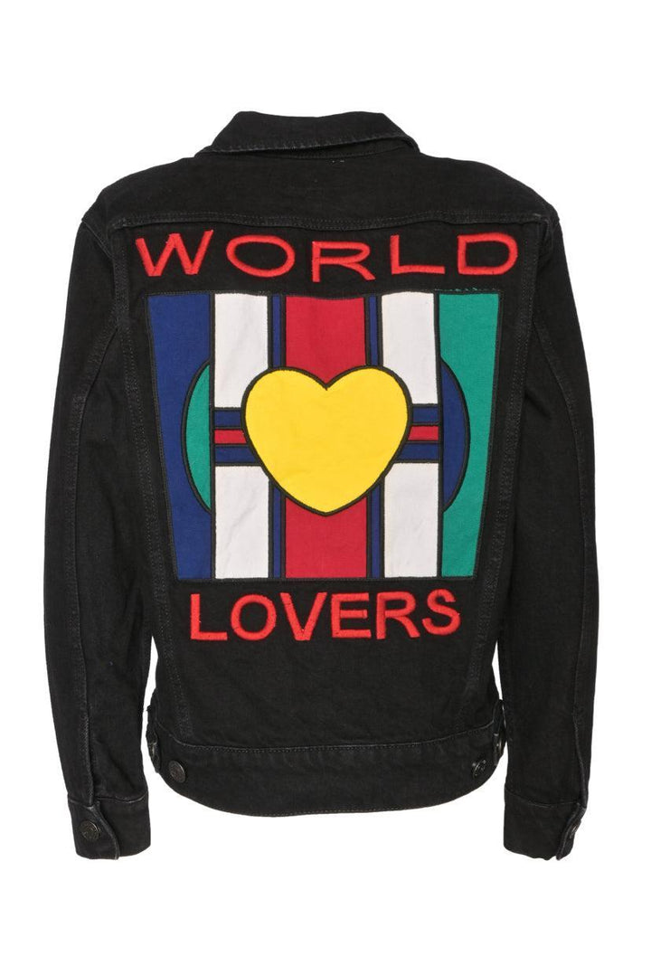 Sandro Size 34 World Lovers Denim Jacket