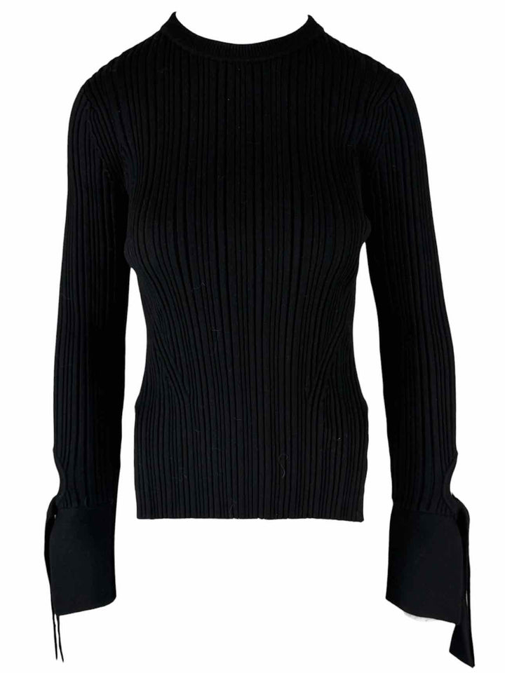 3.1 Phillip Lim Size XS Variegated Rib Long Sleeve Cuffed Crewneck Tops