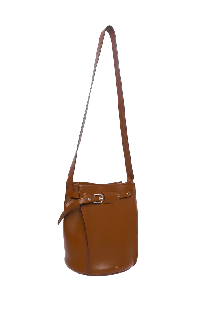 Celine 2018 Long Strap Leather Big Bucket Bag