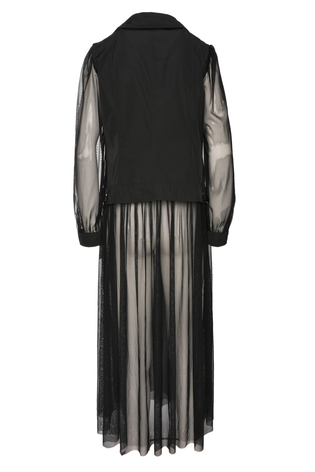 Herno Size 44 Semi Sheer Biker Style Coat
