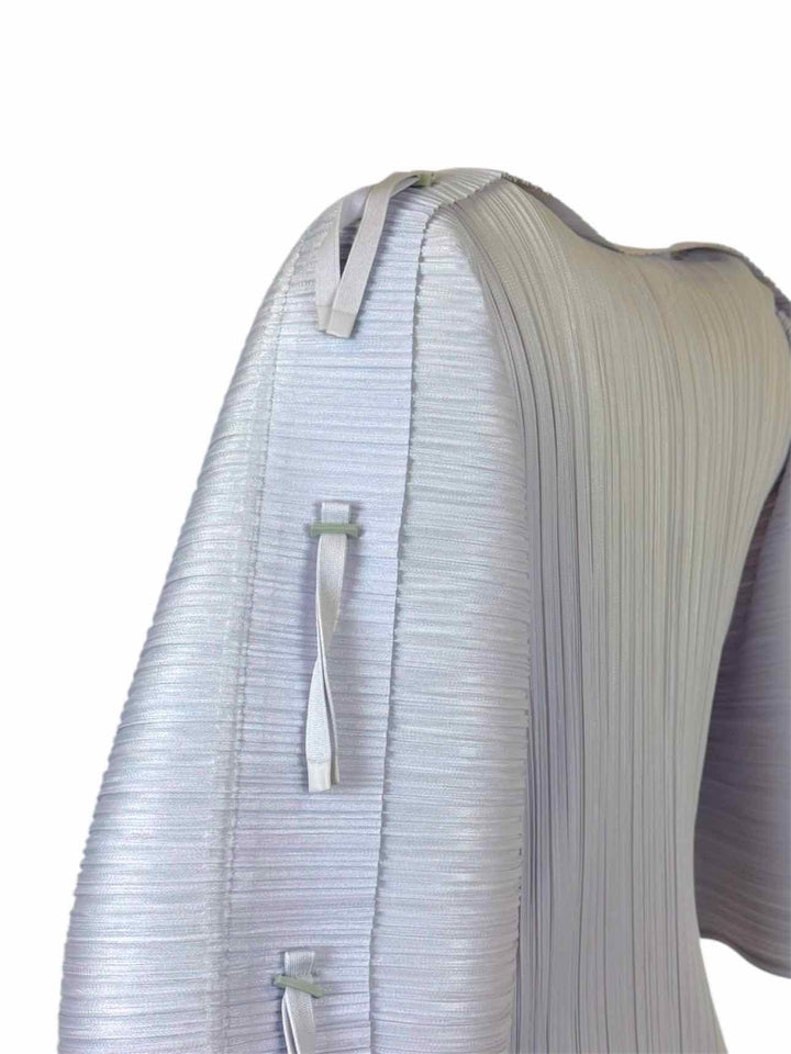 Pleats Please Size OS Pleated Open Cardigan