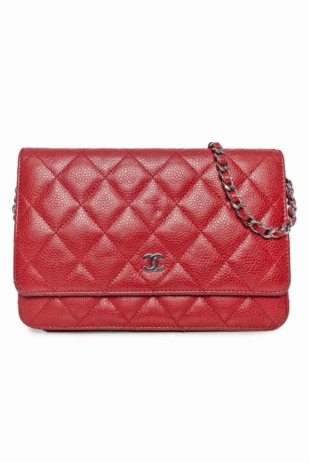 Chanel 2014 Caviar Wallet on Chain Crossbody