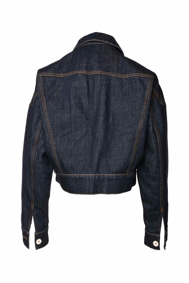 Marni Size 40 Cropped Denim Jacket