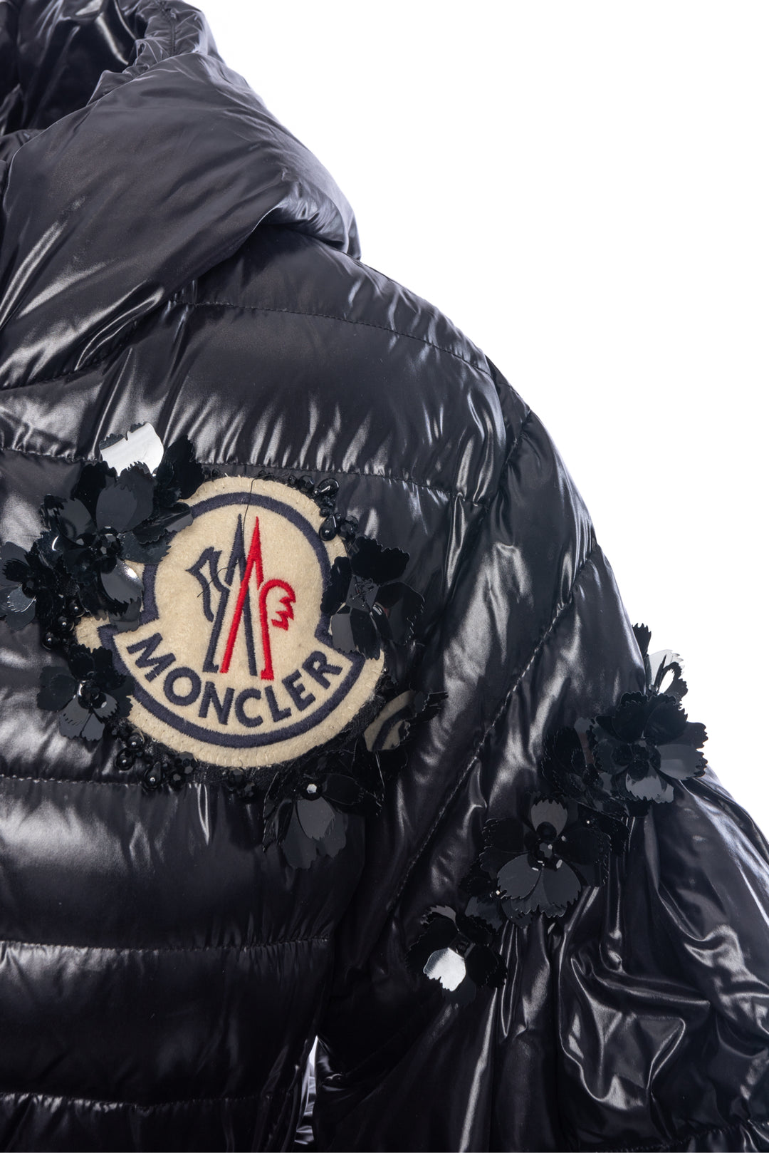 Moncler Size 0 Genius 4 Moncler x Simone Rocha Black Down Elinor Coat