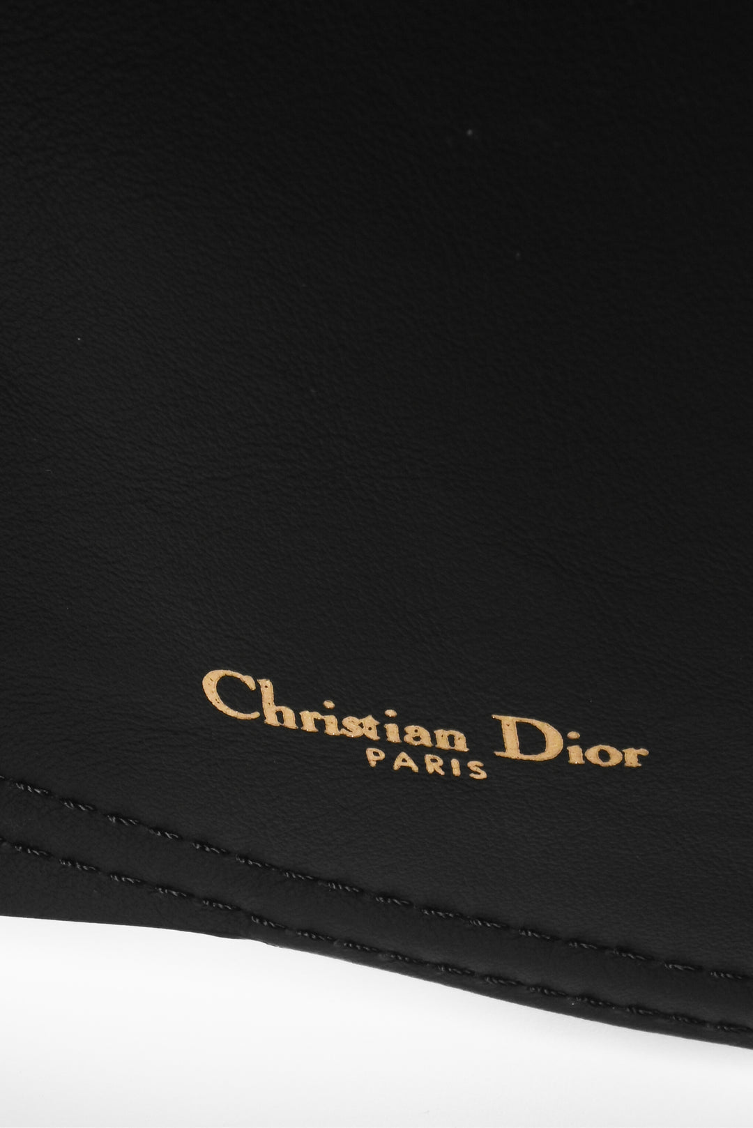 Christian Dior Size M/L Calf leather Pouch Saddle Belt