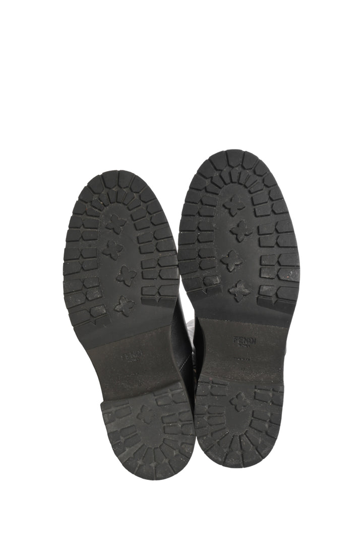 Fendi Size 37 Rockoko FF Zucca Over The Knee Boots