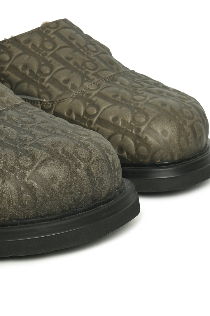 Mens Shoe Size 43.5 Dior x Denim Tears Men's 2022 Monogram Shearling Mules