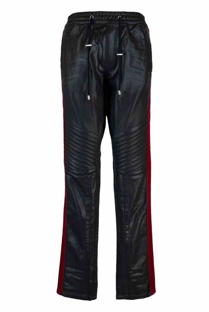 Balmain Size M Velvet Stripe Drawstring Pants