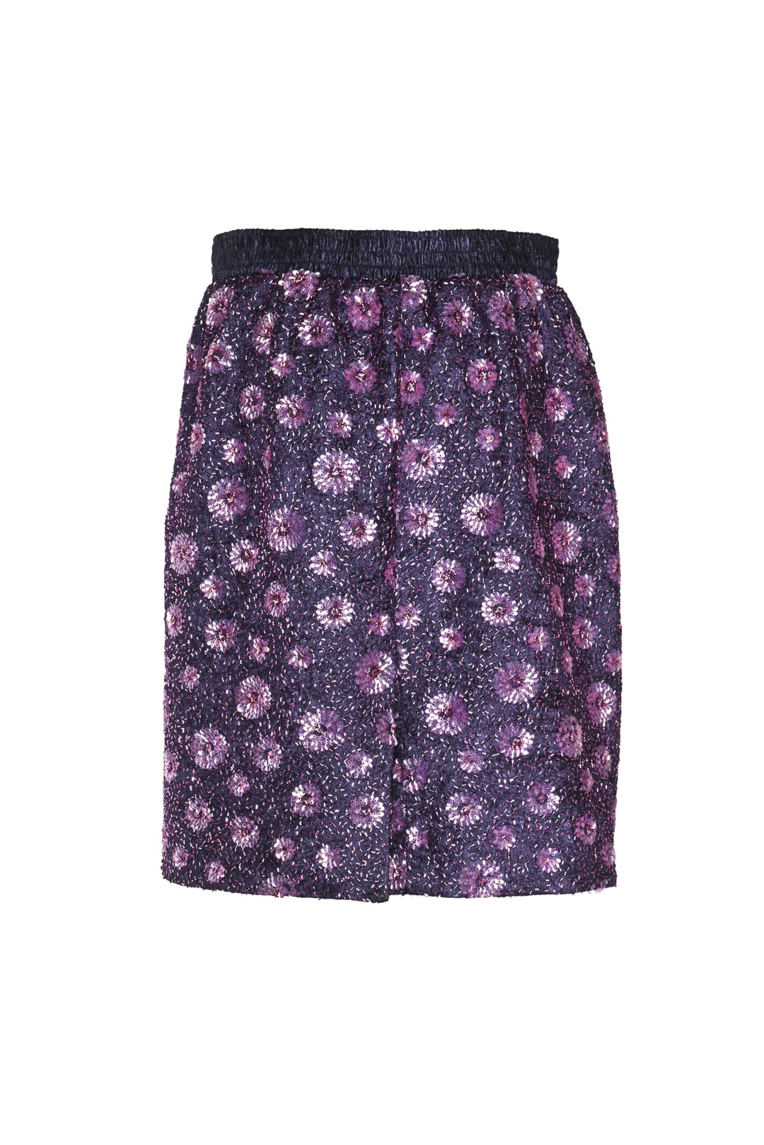 Jacques Wei Size M Floral Sequined Pencil Skirt