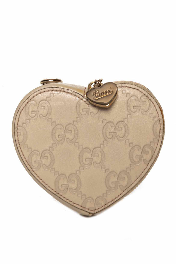 Gucci GG Signature Heart Coin Wallet