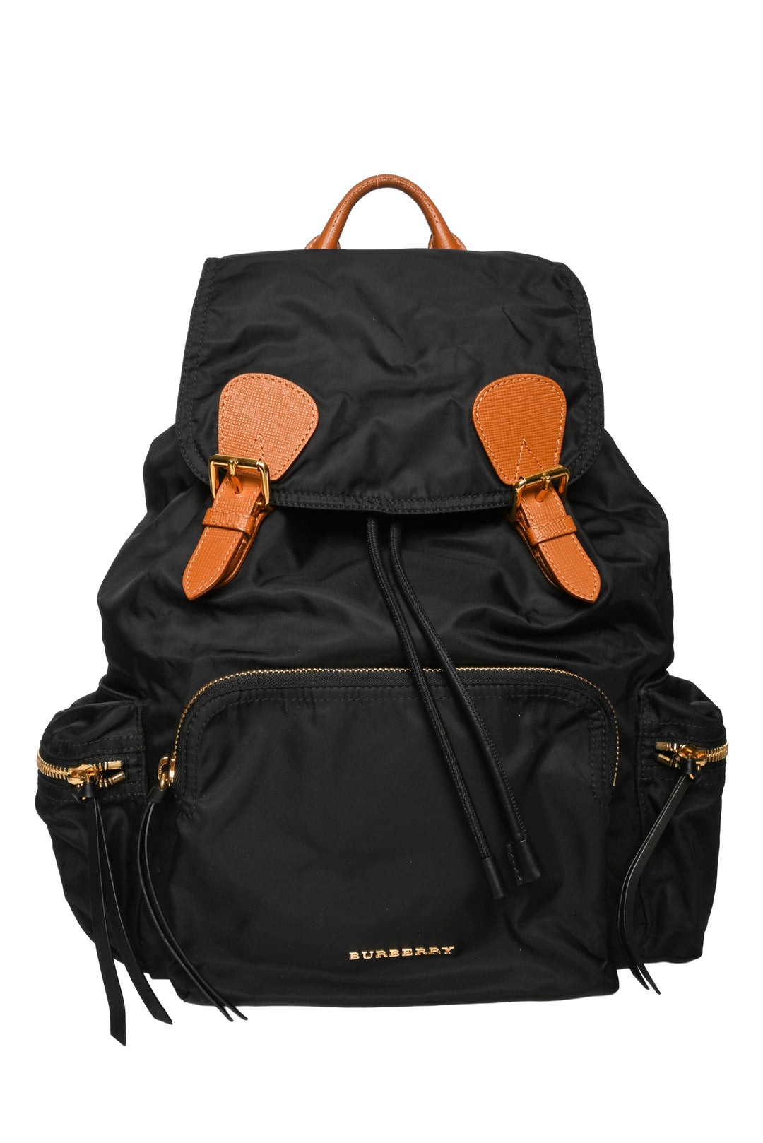 Burberry Rucksack Leather Trimmed BackPack
