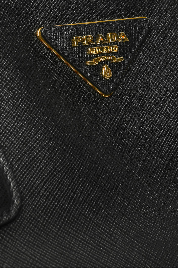 Prada Soft Leather Dome Tote