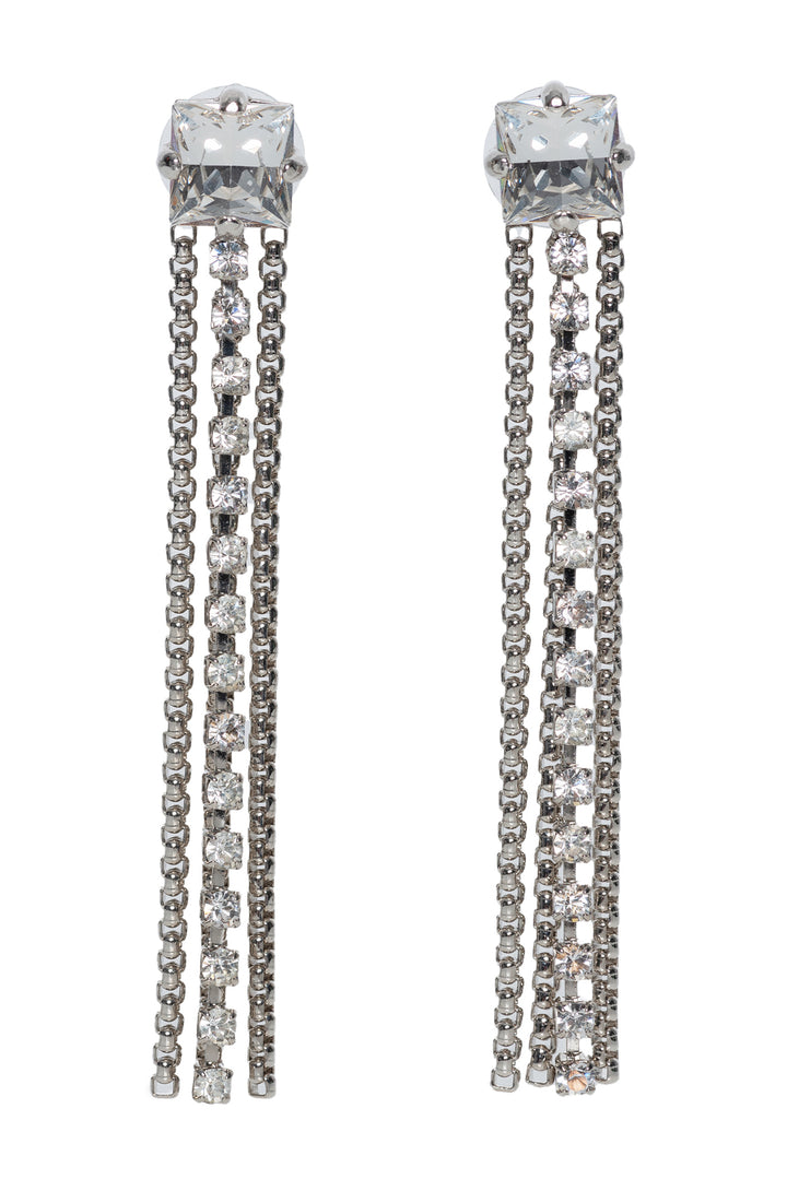 Miu Miu Crystal Dangle Earrings