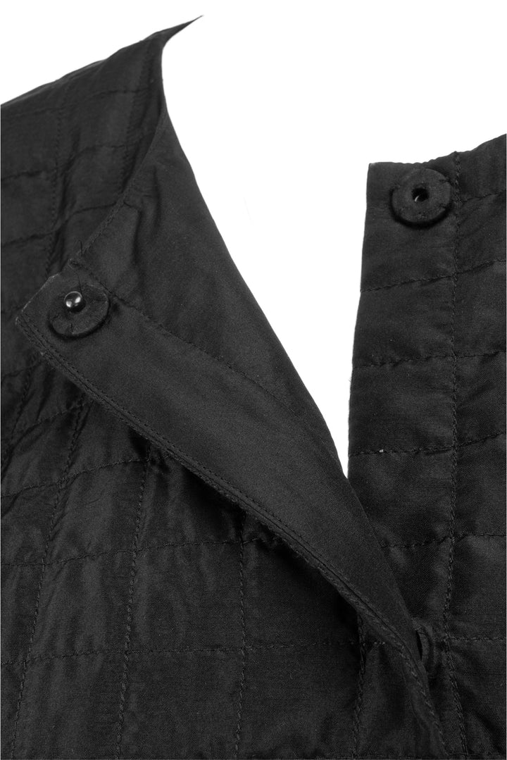 Eileen Fisher Size S Silk Habutai Quilted Round Neck Jacket