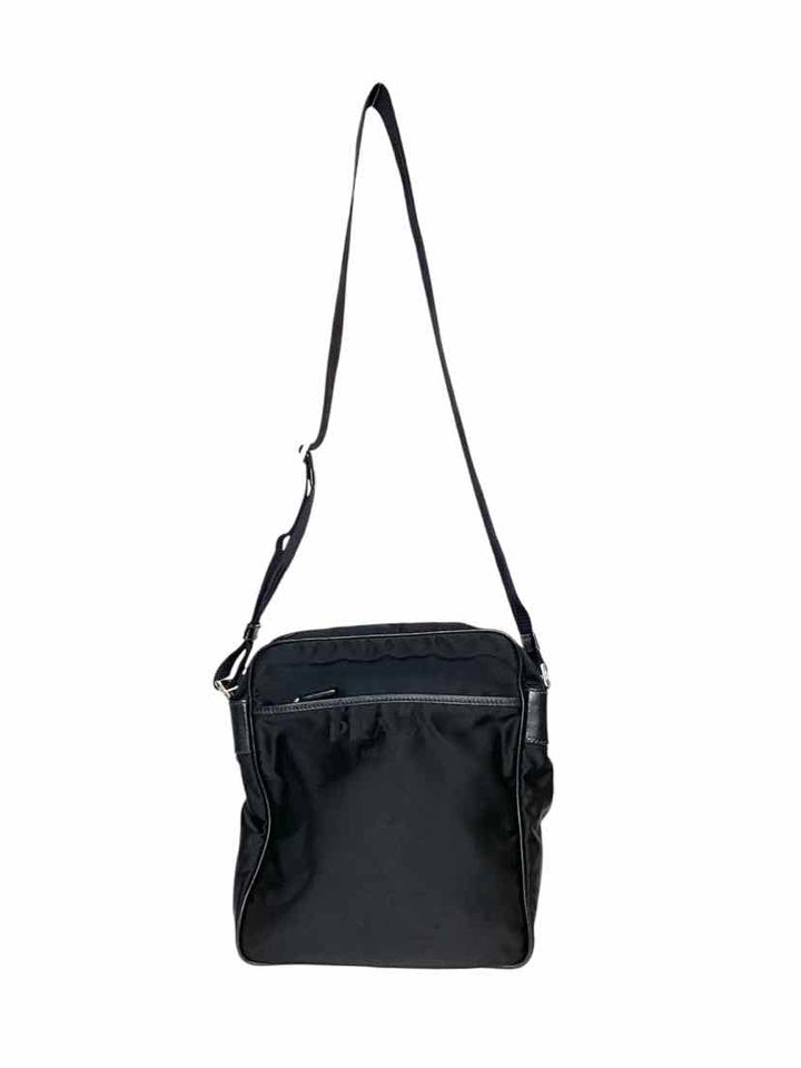 Prada Saffiano Trim Tessuto Bandoliera Crossbody Bag