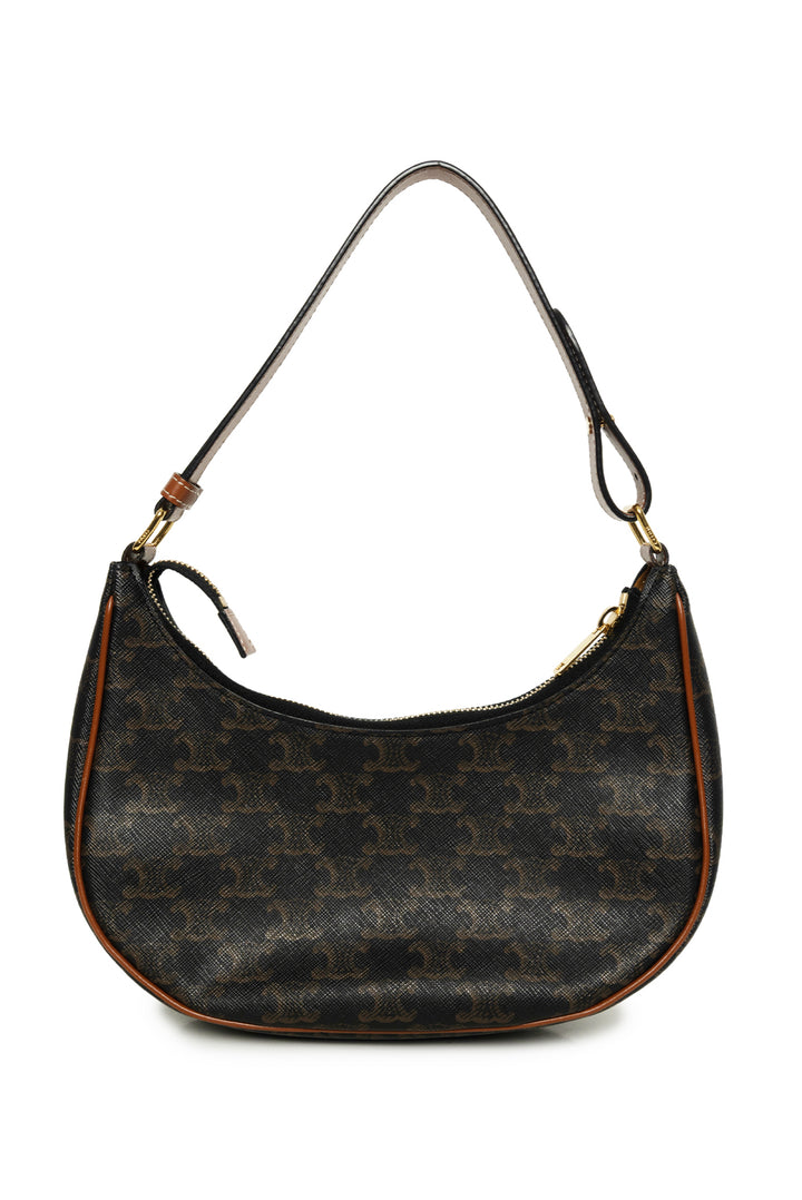 Celine Ava Bag in Triomphe Canvas & Calfskin