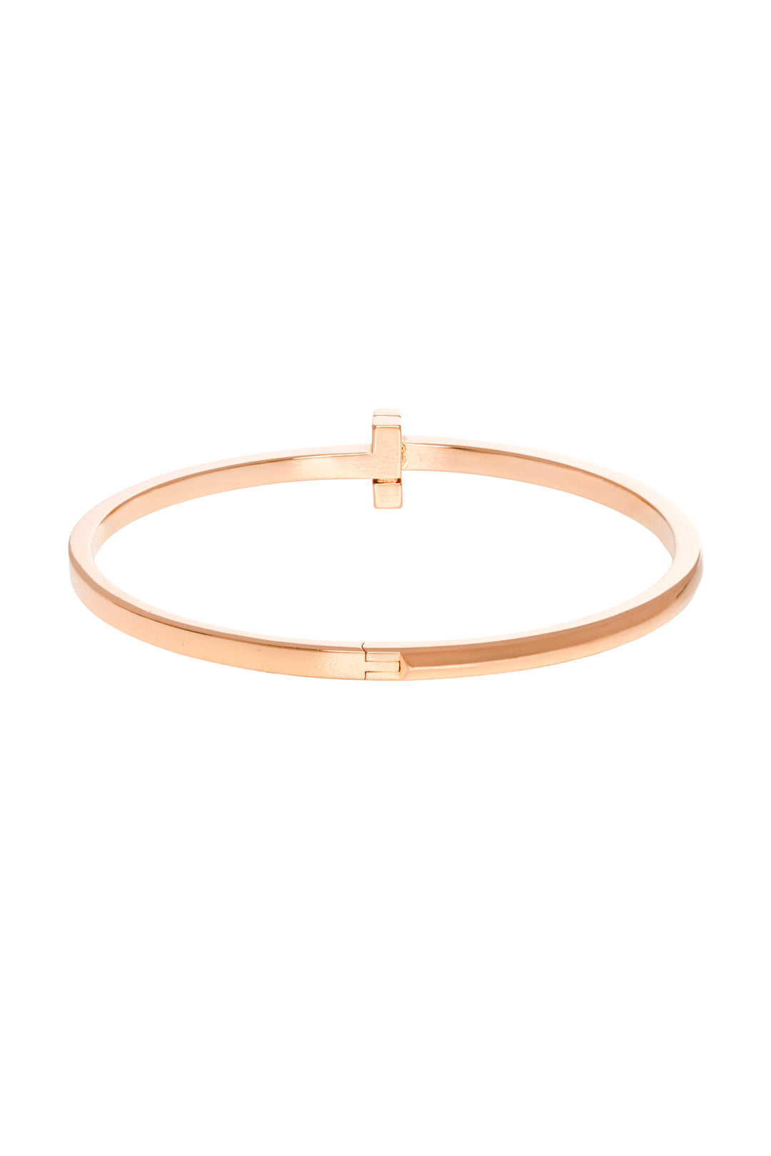 Tiffany & Co 18K Yellow Gold T1 Narrow Hinged Bangle