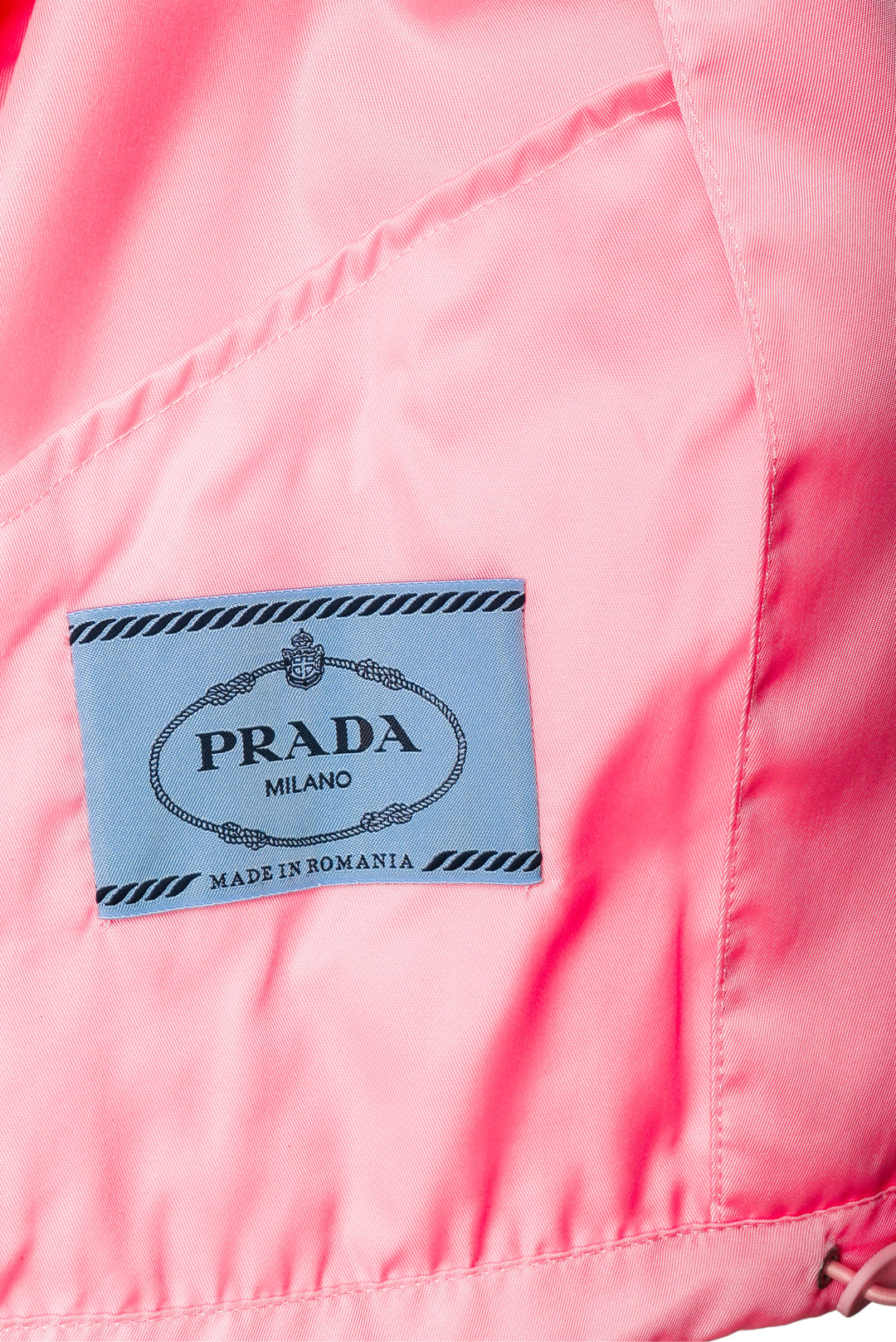 Prada Size XS 2020 Re-Nylon Crop Anorak Jacket