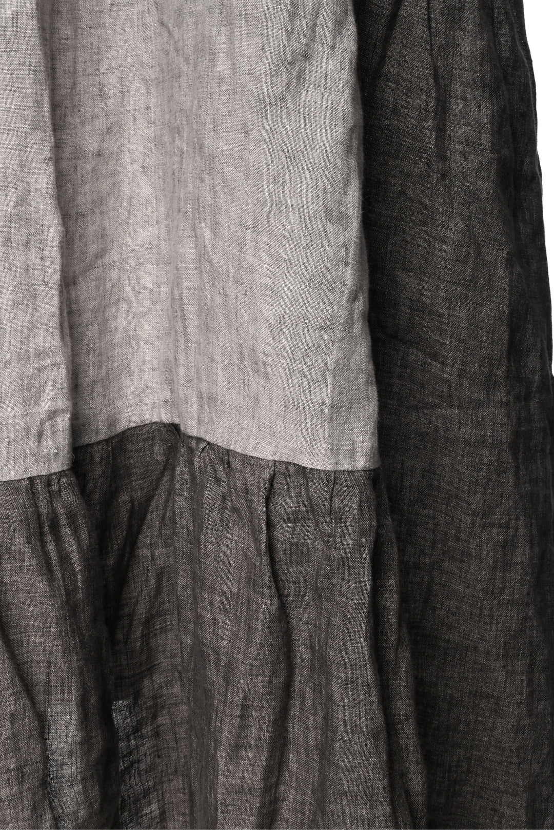 Eskandar Size 0 Sleeveless Linen Tiered Mini Dress