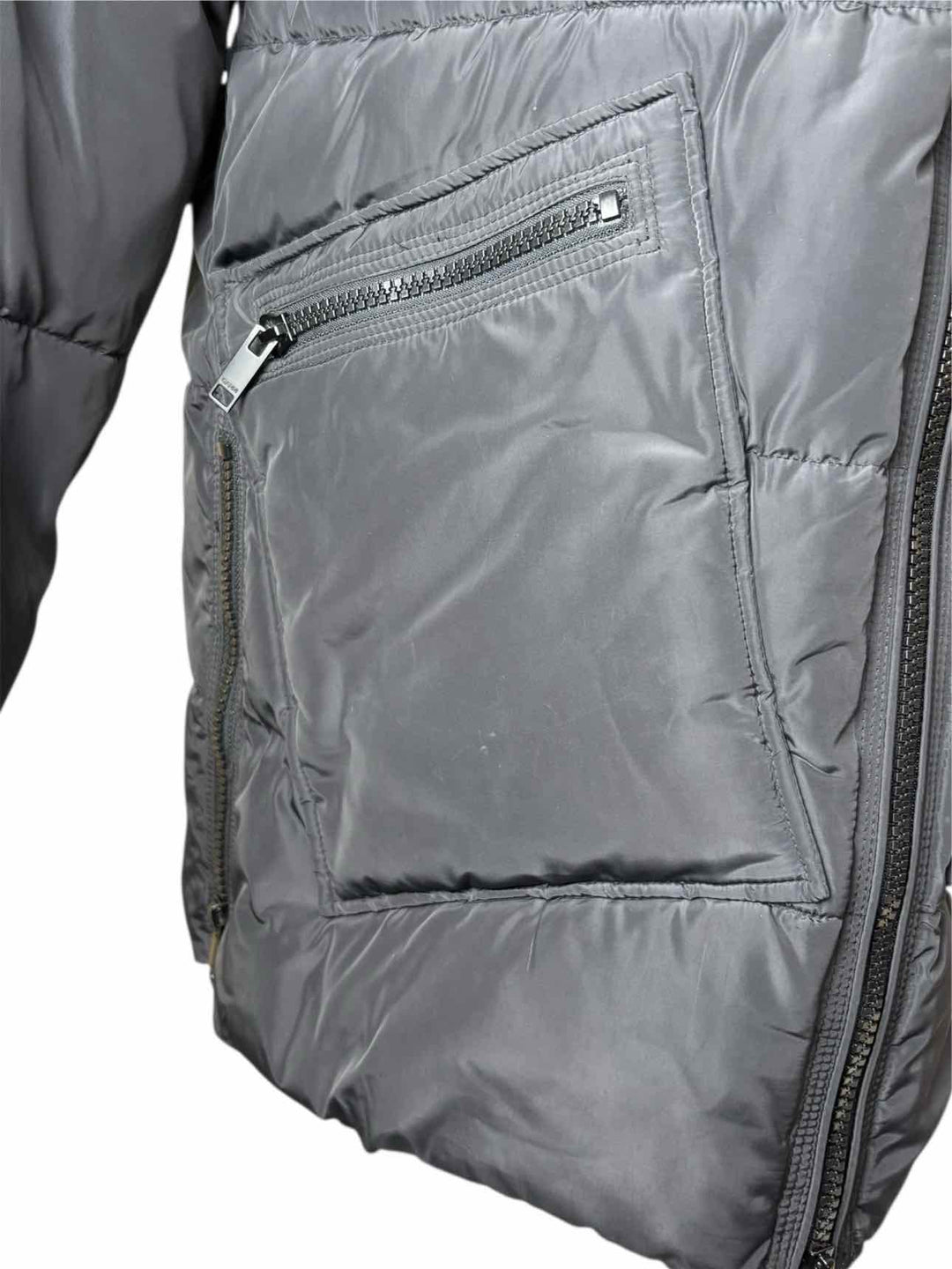 Ganni Size S/M Quilted Poly Coat