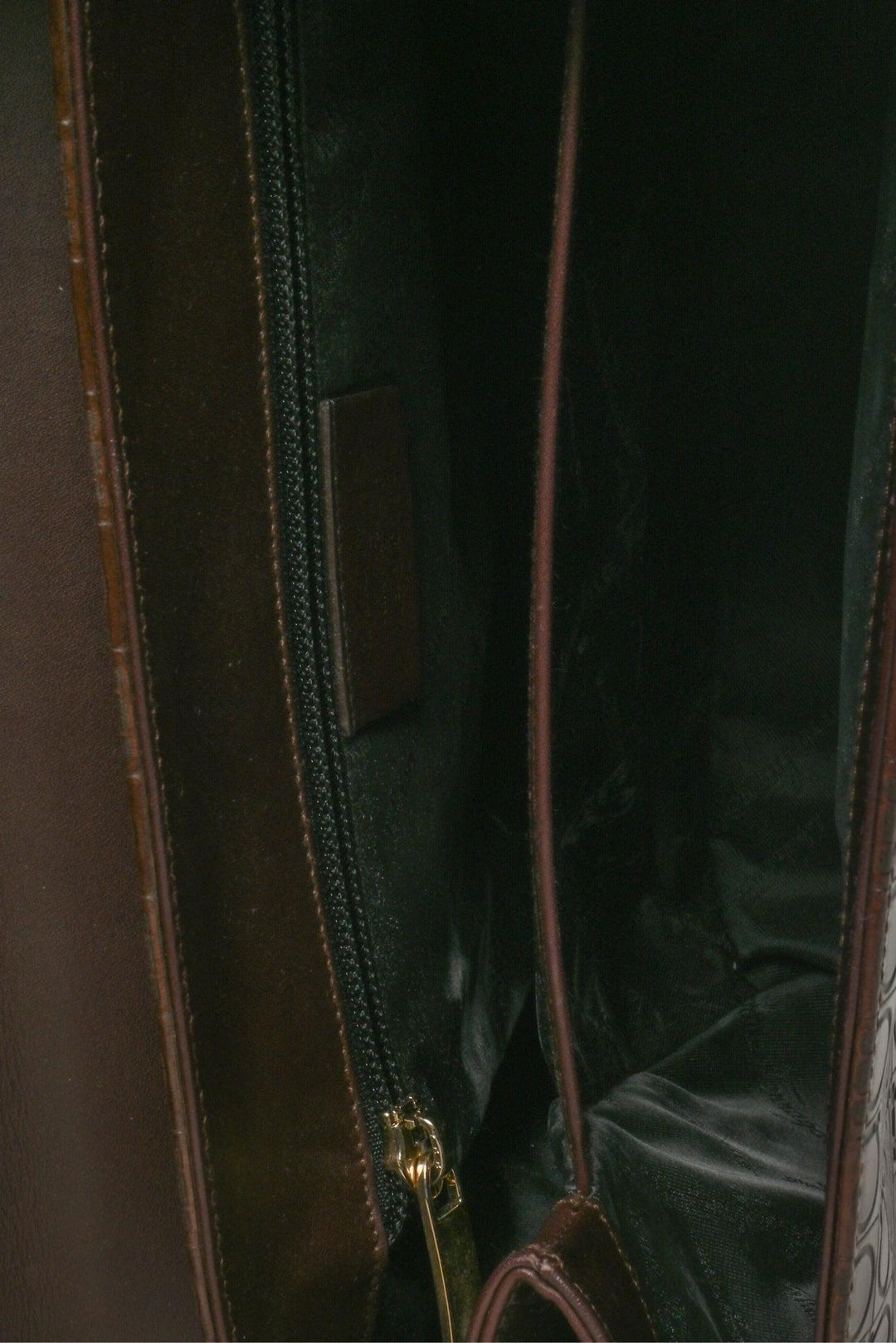 Ferragamo Embossed Gracini Iconic Top Handle Bag