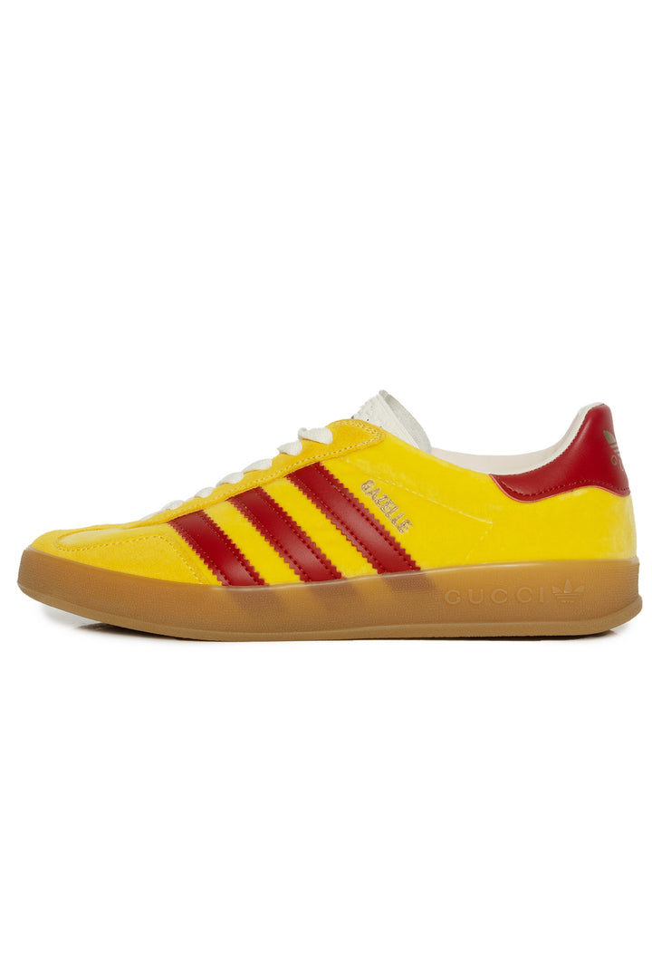 Adidas x Gucci Size 6 'Yellow Velvet' Gazelle Sneaker