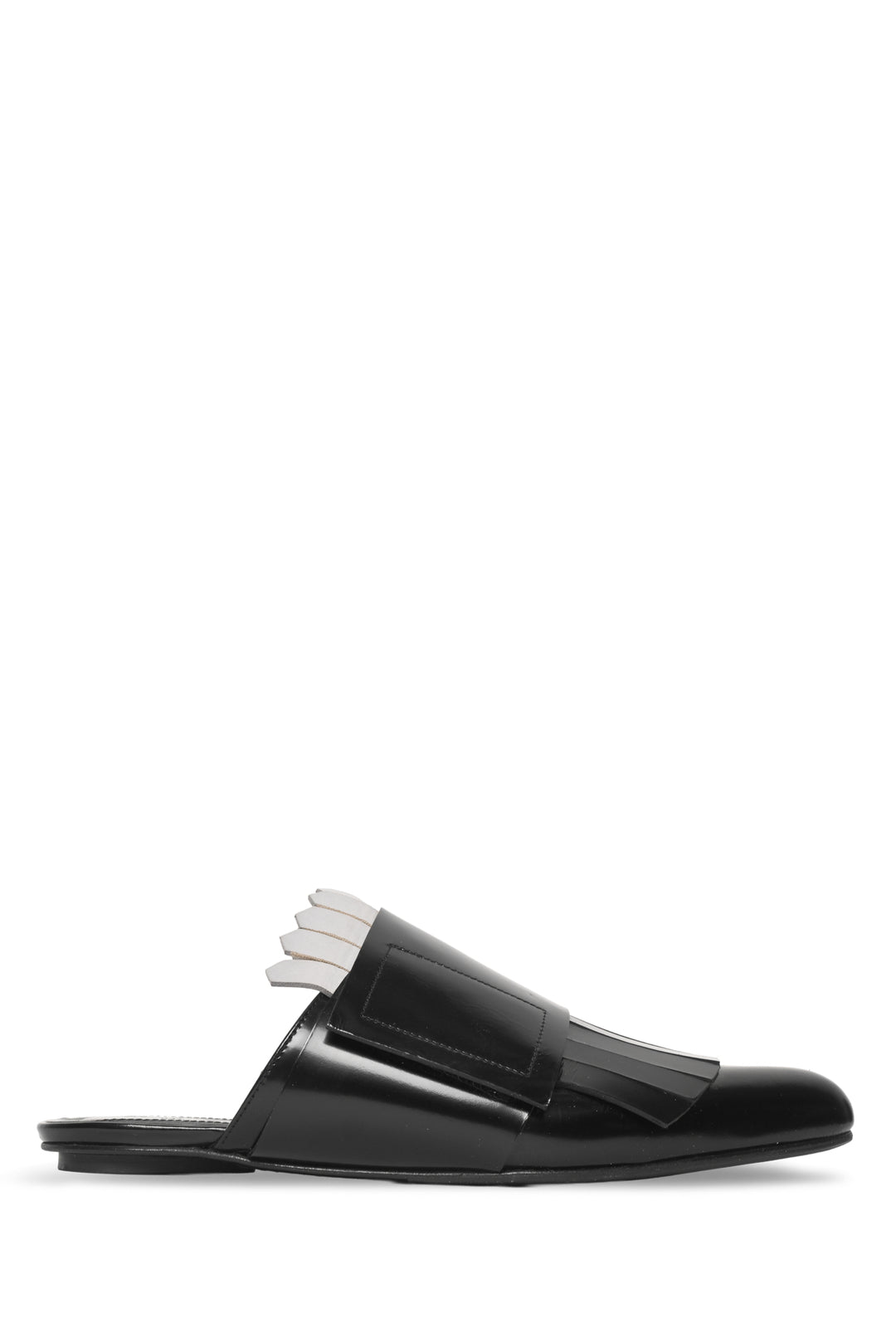 Marni Size 36.5 Fringe Leather Oxford Mules