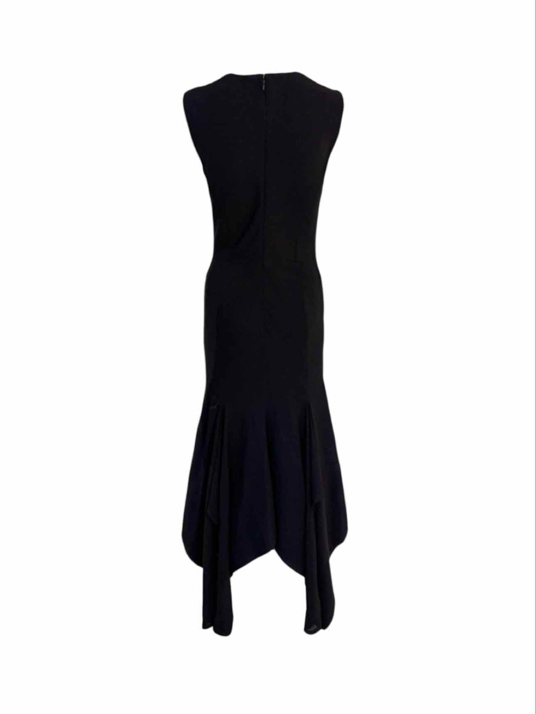 Louis Vuitton Size 38 Silk Crepe Petal Hem Dress