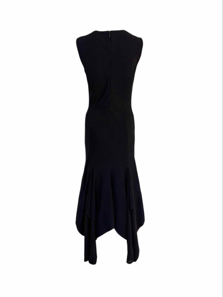 Louis Vuitton Size 38 Silk Crepe Petal Hem Dress