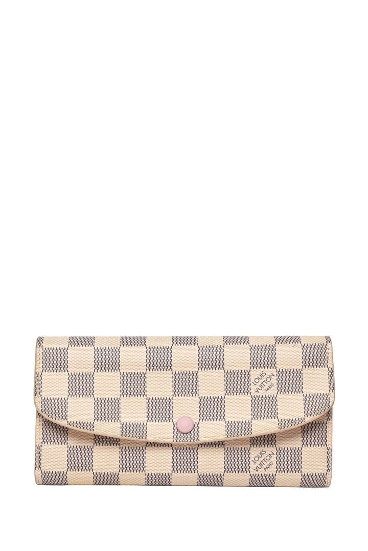 Louis Vuitton Damier Azur Emilie Wallet
