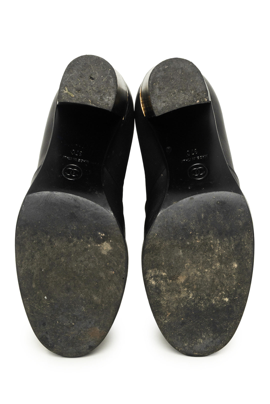 Chanel Size 37 Knee High Leather Boots