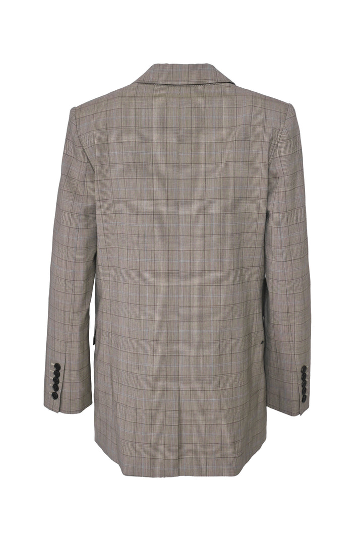 Nili Lotan Size 2 Diane Plaid Wool Blazer