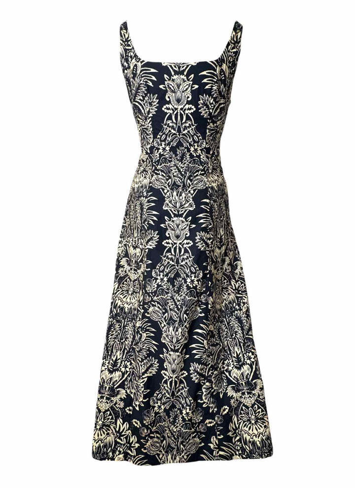 Ulla Johnson Size 6 Natali Tank A-Line Noir Flora Dress