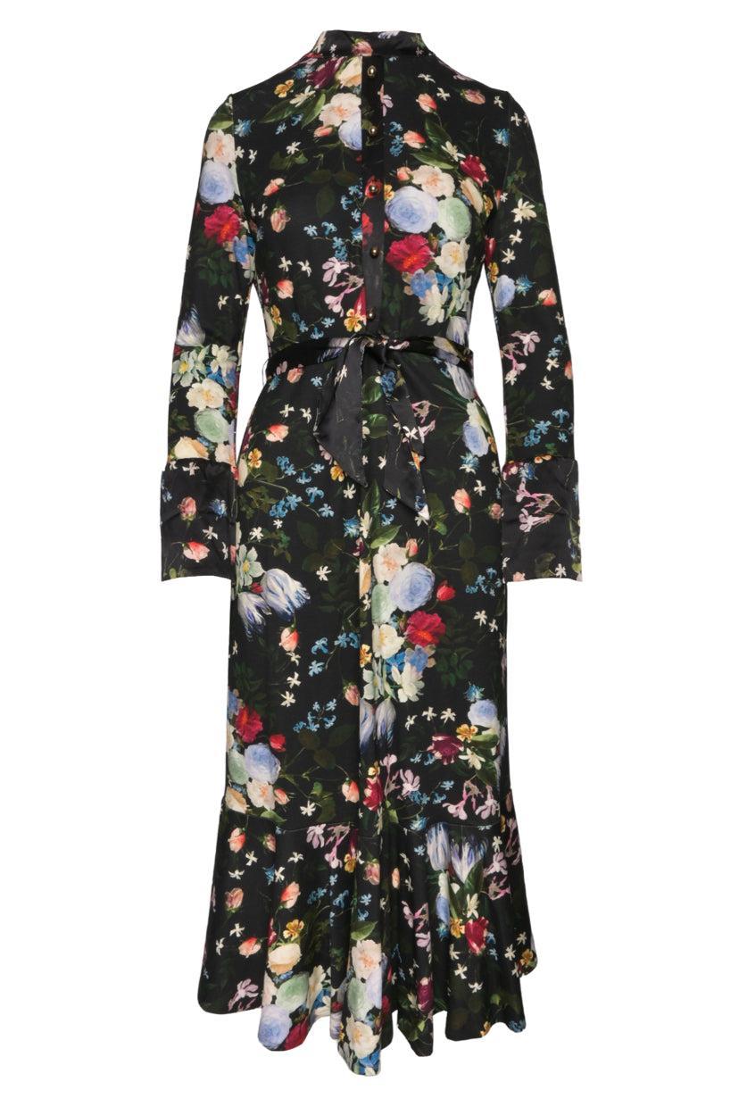 Erdem Size 10 Floral Maxi Dress
