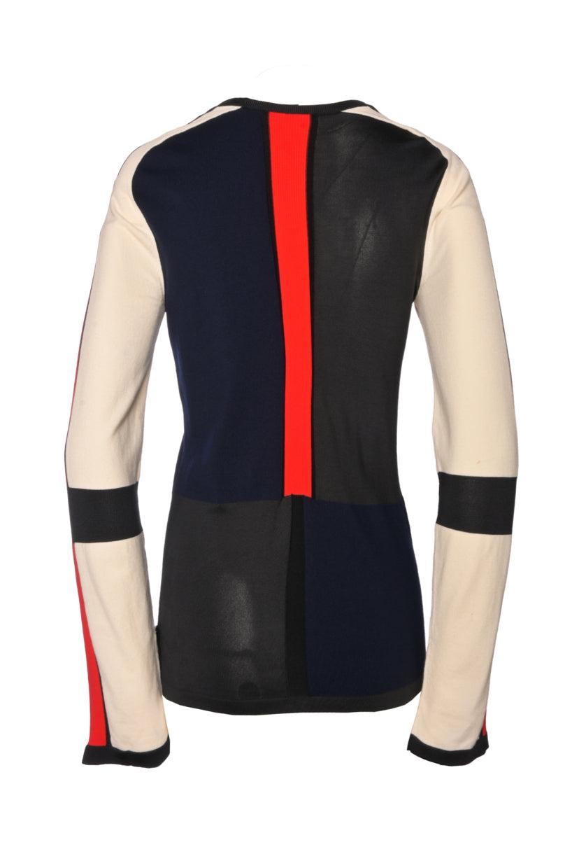 Louis Vuitton Size S Colour Block Logo Sweater